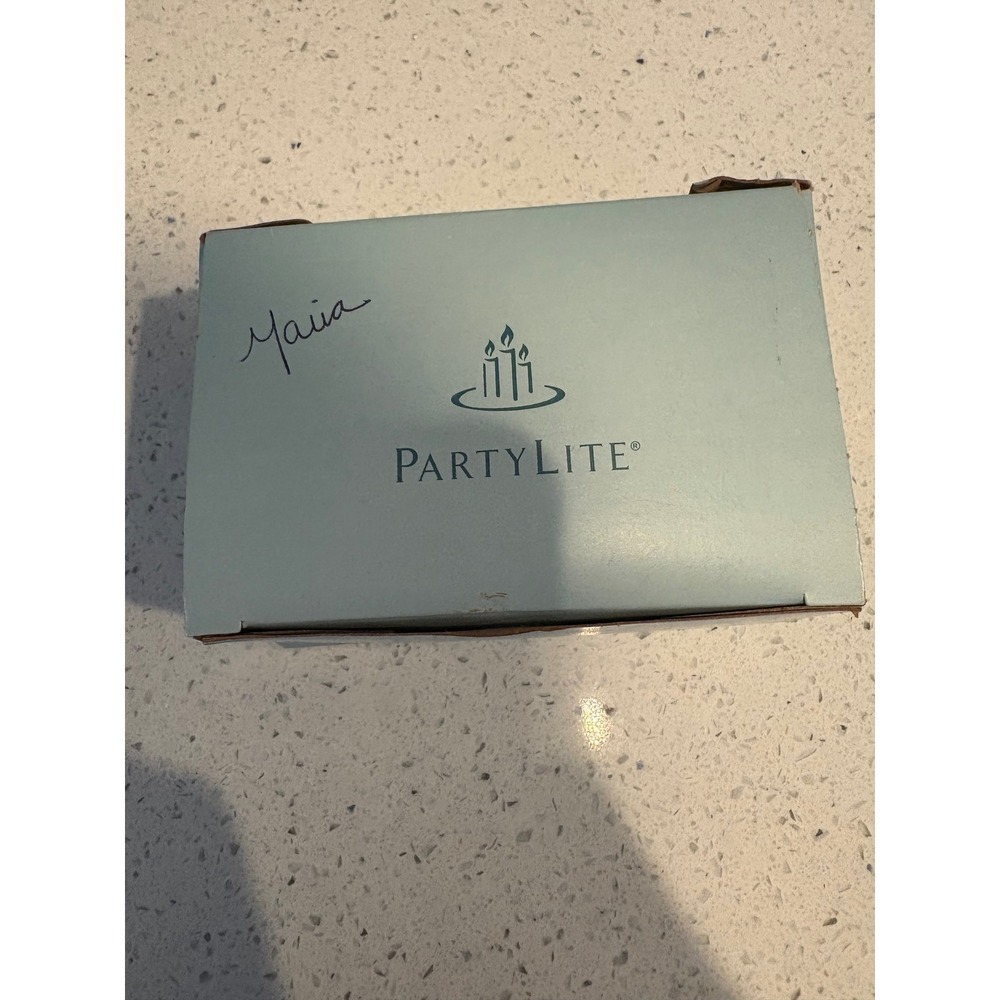 box of 6 retired PartyLite Mango Tangerine Votive Candles VO6154sealed